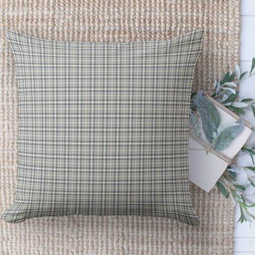 Modern Farmhouse Blue And White Plaid Couch Throw Pillow