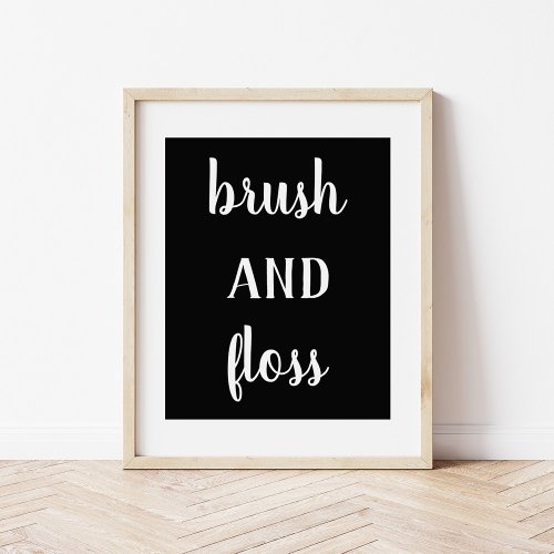 Modern Farmhouse Brush and Floss Print