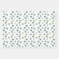 Modern Farmhouse Sage Green Holiday Gift Wrapping Paper Sheets | Zazzle