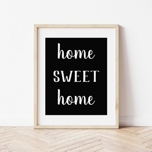 Modern Farmhouse Home Sweet Home Print