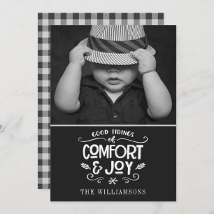 Modern Farmhouse Photo on Charcoal Charcoal Xmas