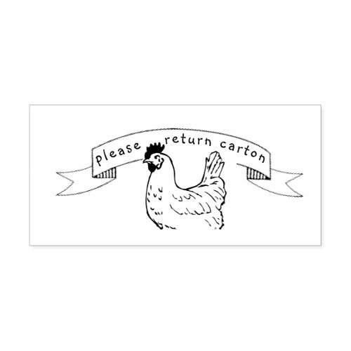 Modern Farmhouse Return Egg Carton Stamp