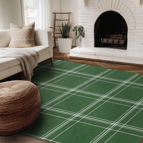 Modern Farmhouse Rug Green And White Area