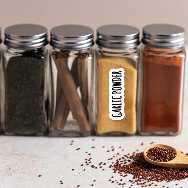 Modern Farmhouse Style Spice Jar Labels - SAVORY (Creator Uploaded)