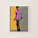 'Modern Fashion Graffiti Design' Jigsaw Puzzle
