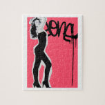 'Modern Fashion Graffiti Design' Jigsaw Puzzle
