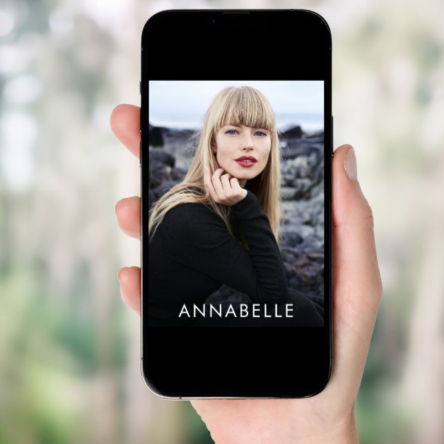 Modern Fashion Modeling 4 Photo Model Comp Card (Front Digital)