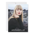 Modern Fashion Modeling 4 Photo Model Comp Card