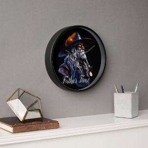 Modern Father Time Clock