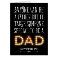 MODERN FATHERS DAY CARD | SPECIAL DAD