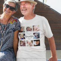 Modern | Fathers Day | Photo Collage T-Shirt