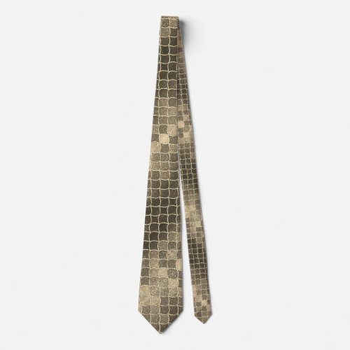 Modern Fathers Day Wedding Gold Glitter Sparkles Neck Tie