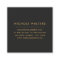 Modern Faux Foil Painted Circle | Gold Gold