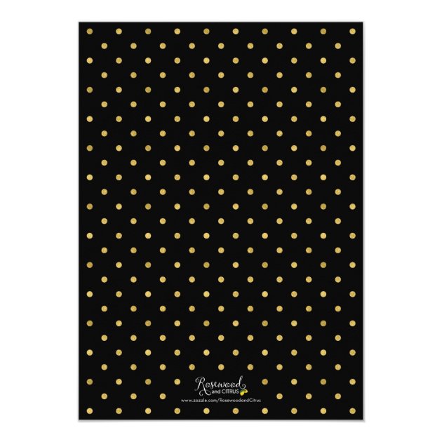 Modern Faux Gold Chevron Graduation Party Card