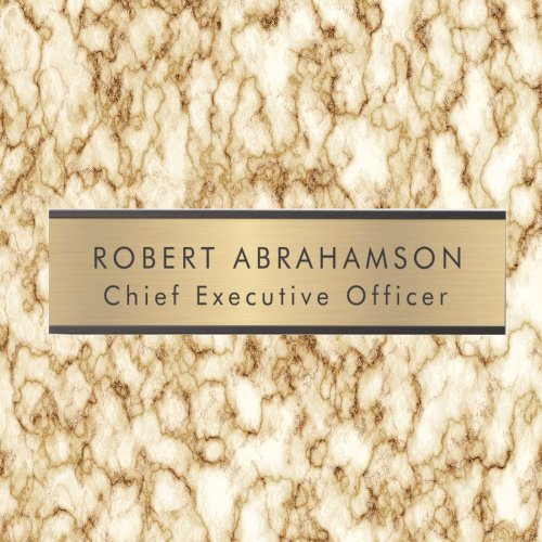 Modern Faux Gold Office Door Signs Sign