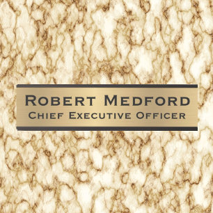 Modern Faux Gold Signs Door Sign Name Plate