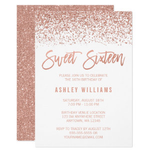 Sweet 16 Birthday Invitation 6