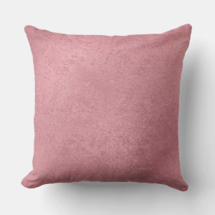 Modern faux rose gold throw pillow