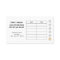 Modern FAUX Silver Striped Customer Loyalty Card