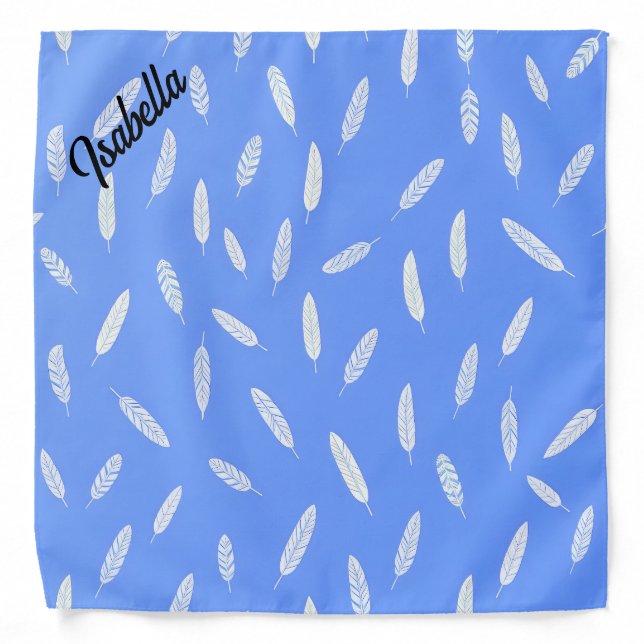 Modern Feathers Luxury Boho Collection Bandana (Front)