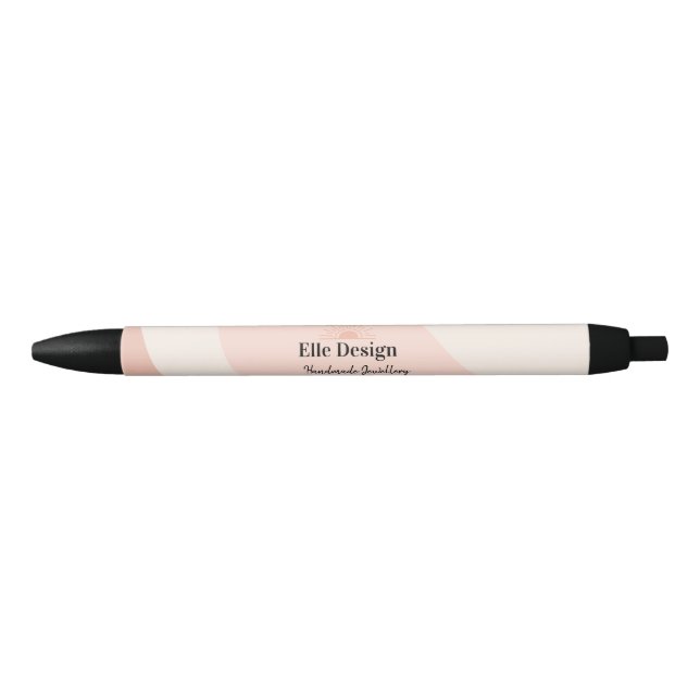 Modern Feminine Blush Pink Professional Logo Pen (Front)