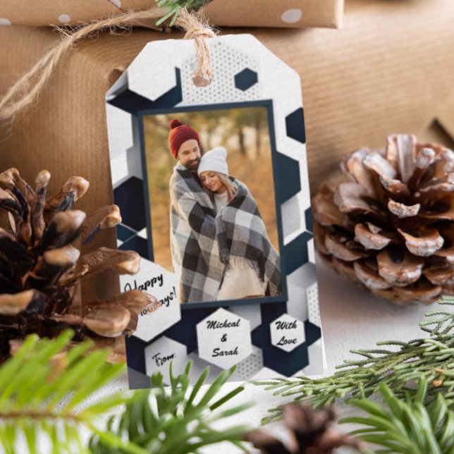 Modern Festive Personalized  Gift Tags (Creator Uploaded)