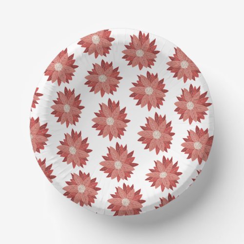 modern festive winter garden christmas holiday paper bowls