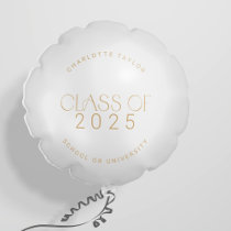 Modern Fete Gold Class of 2025 Graduation Balloon