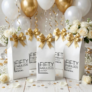 Modern Fifty and Fabulous Bold 50th Birthday Party Roasted Coffee