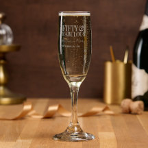 Modern Fifty and Fabulous Name 50th Birthday