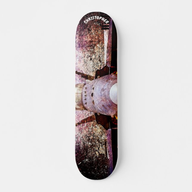 Modern Fighter Plane Skateboard (Front)