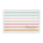 modern fine pastel color monogram