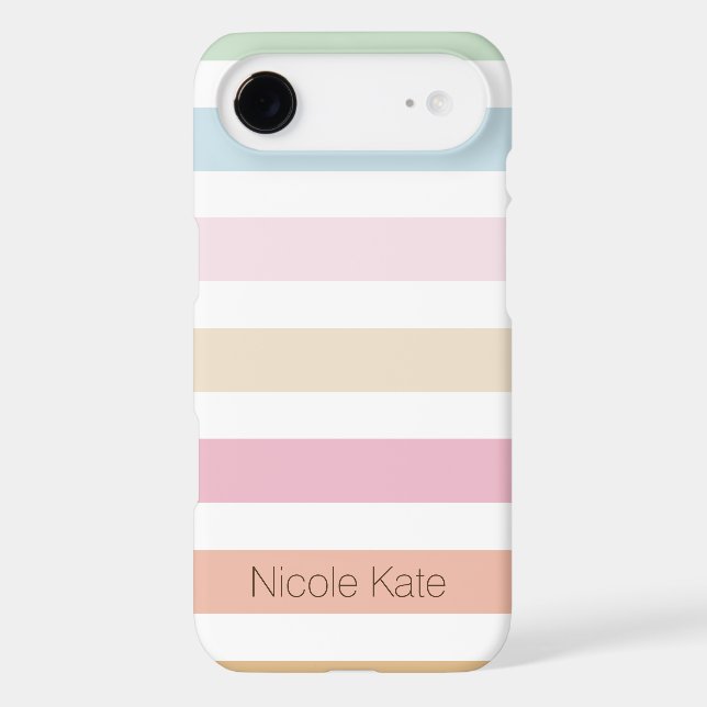 modern fine pastel color monogram Case-Mate samsung galaxy case (Back)