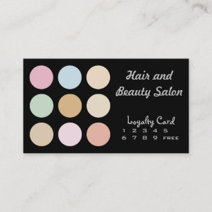 modern fine pastel colors - Loyalty Card
