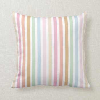 Modern Fine Pastel Colors Throw Pillow by Frankipeti at Zazzle