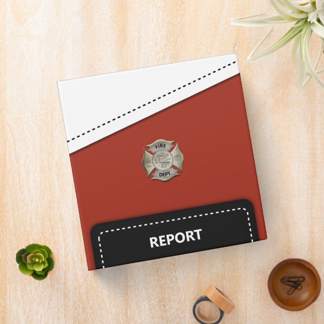 Modern Firefighter Binder (In Situ)