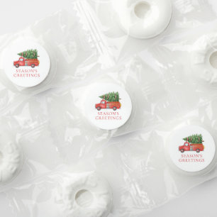 Modern Firefighter Christmas Fire Truck Life Saver® Mints