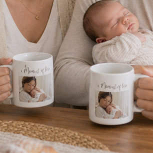 Modern First Mother's Day Photo Acrylic Gift Coffee Mug