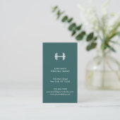 Modern Fitness/Personal Trainer Business Card (Standing Front)