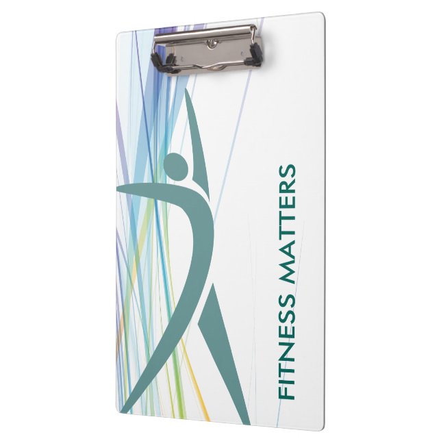 Modern Fitness Personal Trainer Clipboard (Left)