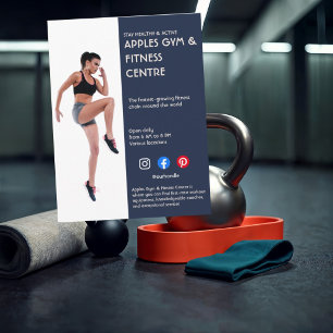 Modern Fitness Promotion Photo Marketing Design Postcard
