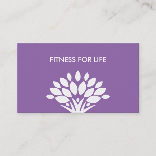Modern Fitness Trendy Business Cards
