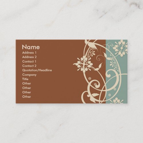 Modern Flare Business Card