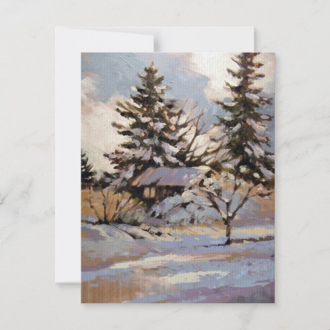 Modern Flat Note Card (Front)