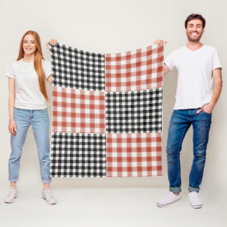 modern fleece blanket