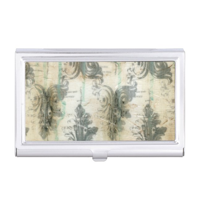 Modern Fleur De Lis Design Case For Business Cards (Front)