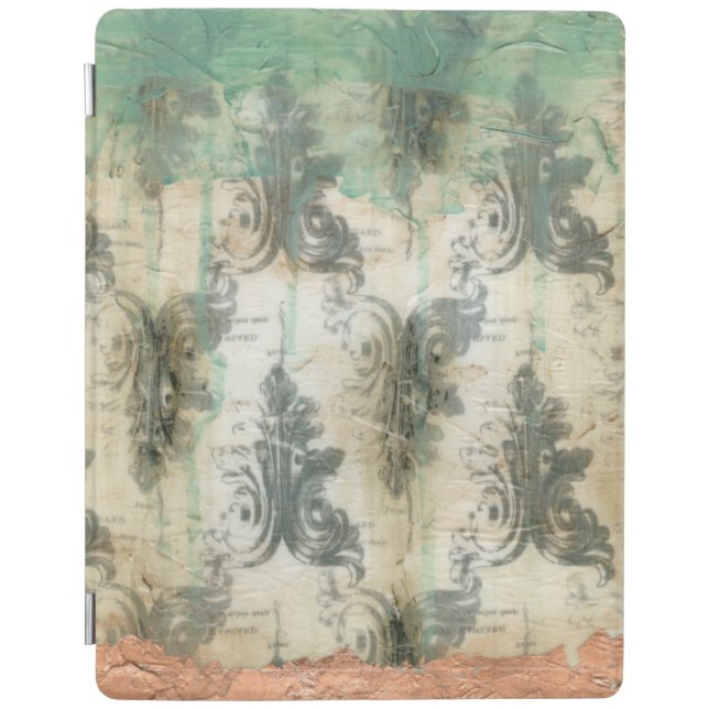 Modern Fleur De Lis Design iPad Smart Cover (Front)