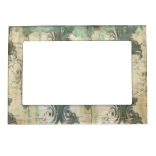 Modern Fleur De Lis Design Magnetic Frame