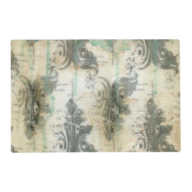 Modern Fleur De Lis Design Placemat (Front)