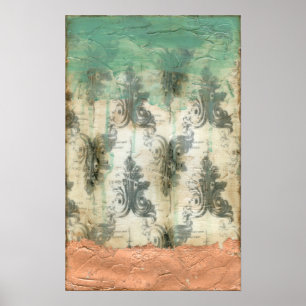 Modern Fleur De Lis Design Poster